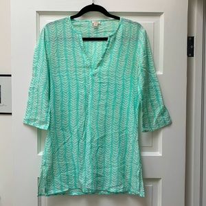 J. Crew XXS Turquoise Tunic